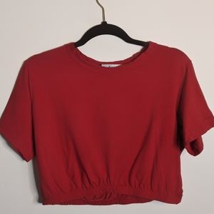 Gaze | Red Crop Top (M)